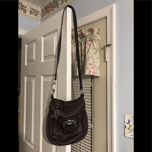 B. Makowsky Westbourne brown leather crossbody bag - Picture 2 of 16